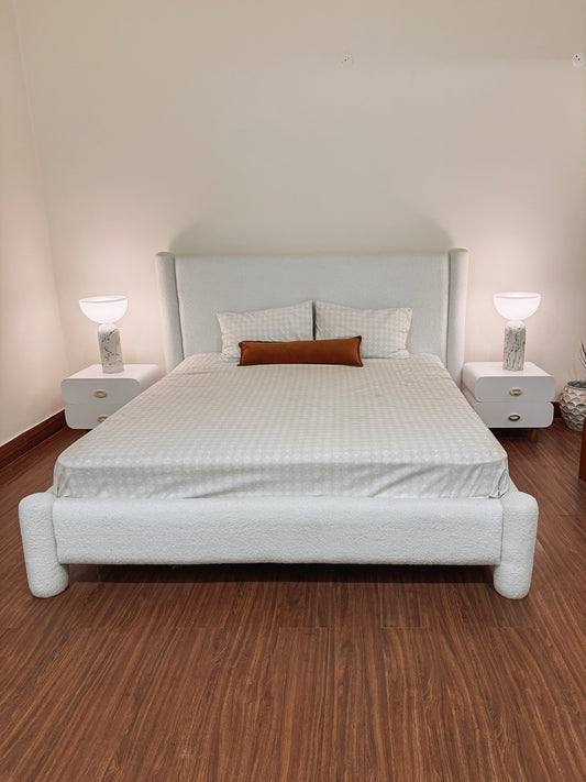 The Cloud Wingback Bed