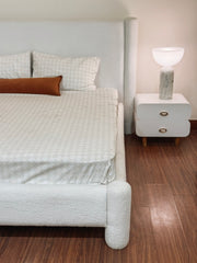 The Cloud Wingback Bed