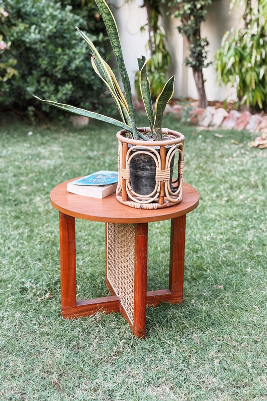The Woven Harmony Side Table