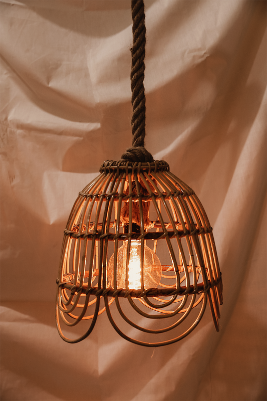 Rattan Petal Lightshade