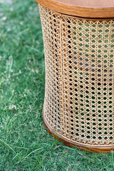 Willow Rattan Side Table