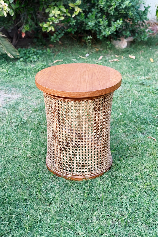 Willow Rattan Side Table