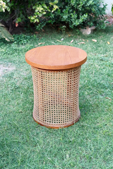 Willow Rattan Side Table