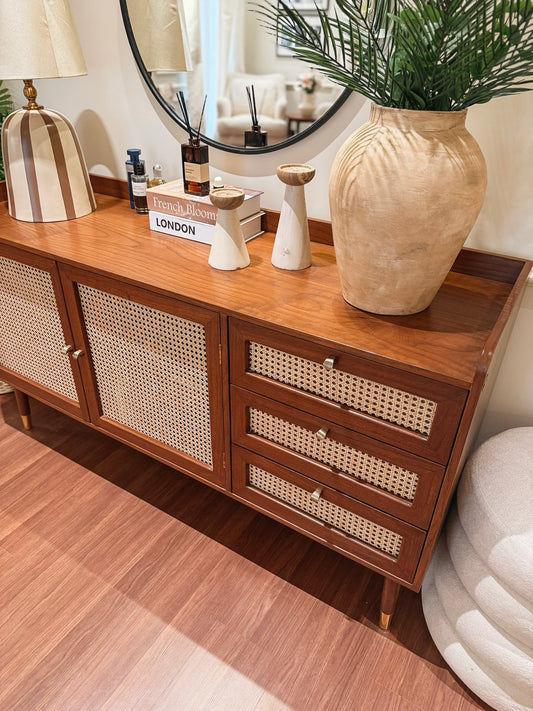 Wood Accent Console