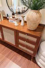 Wood Accent Console