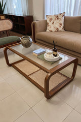 The Curve Cane Coffee Table
