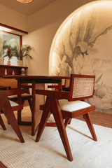 The Arc Cane Dining Set