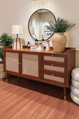 Wood Accent Console