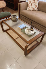 The Curve Cane Coffee Table