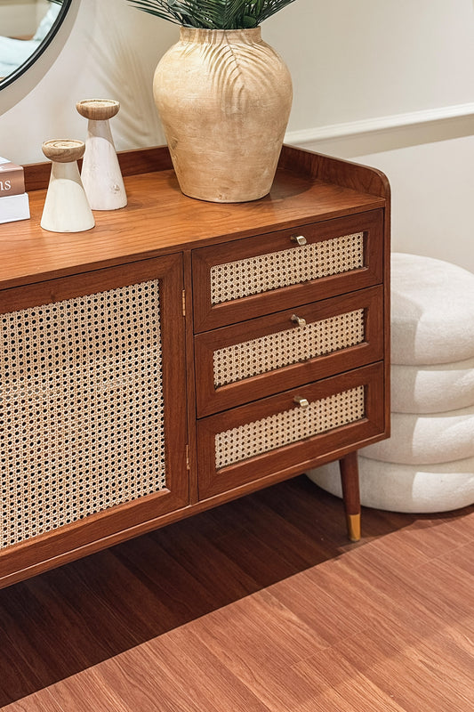 Wood Accent Console