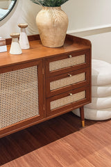 Wood Accent Console