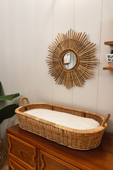 Rattan Changing Bassinet