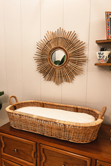 Rattan Changing Bassinet