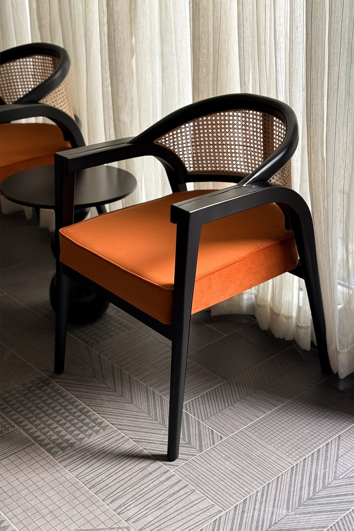 Charcoal Lounge Chair
