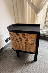 U Rattan Nightstand