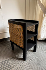U Rattan Nightstand