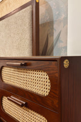 Simple Cane nightstand