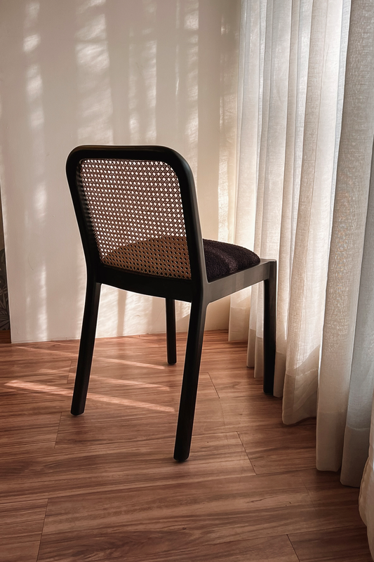 Noir Cane Chair
