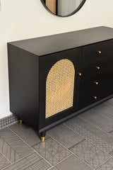Charcoal Arch console