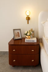 The fluted nightstand