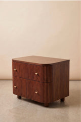 The fluted nightstand