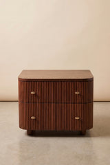 The fluted nightstand