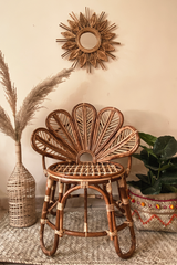 Cane flower chair hotsell