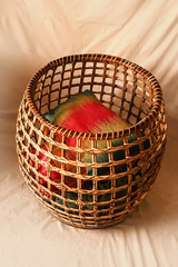 Cane Web Basket