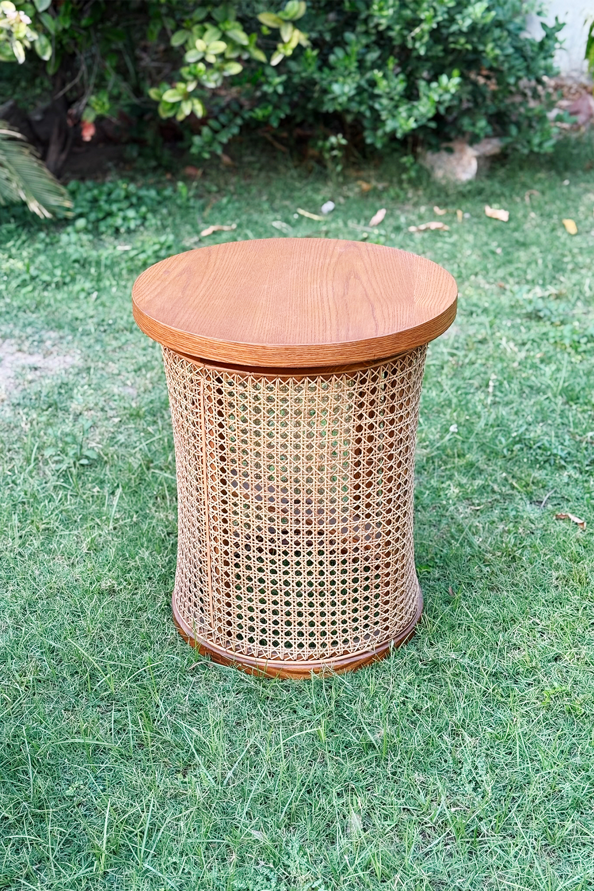 Willow Rattan Side Table